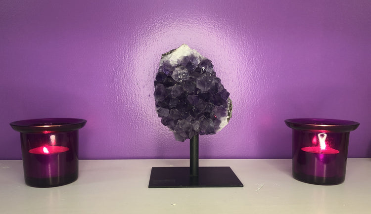 Amethyst on Stand (medium)