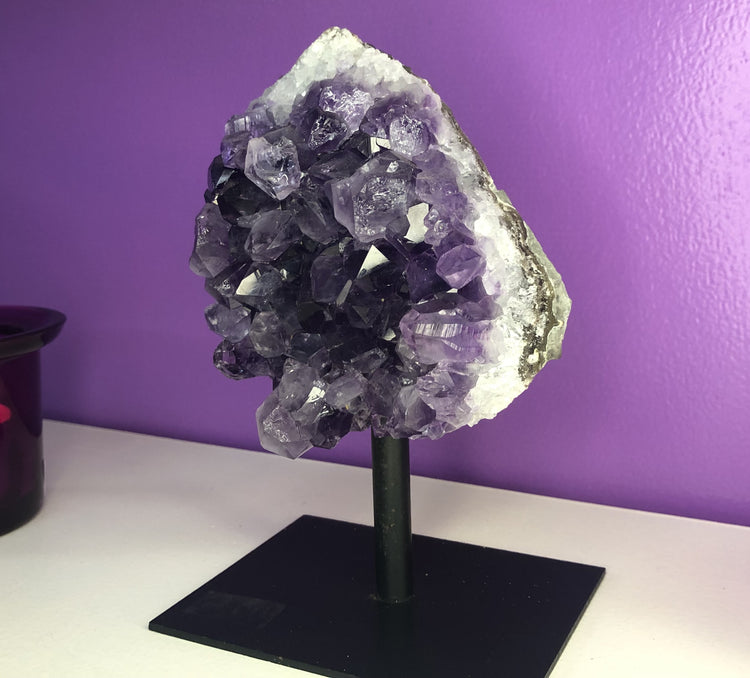 Amethyst on Stand (medium)